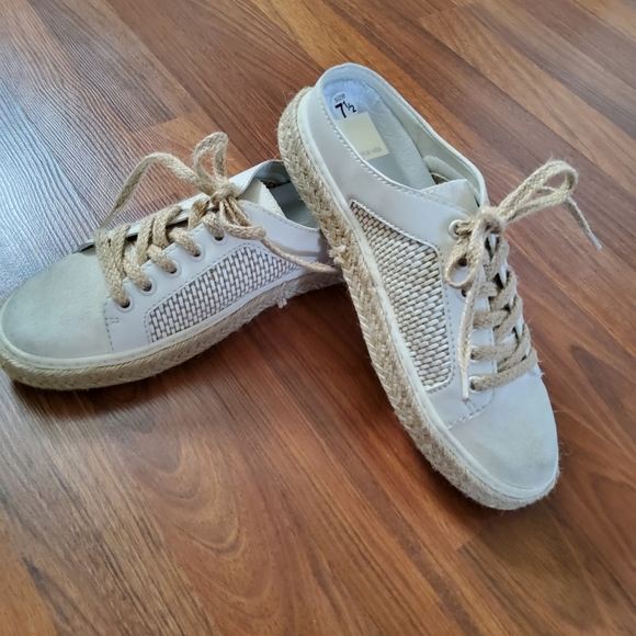 Dolce Vita Slide Sneaker Suede Espadrille Mule 7.5 - Picture 5 of 10